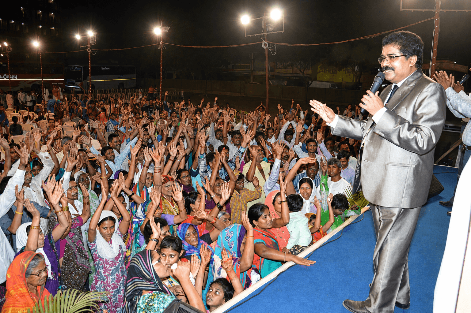 Gospel crusade gathering